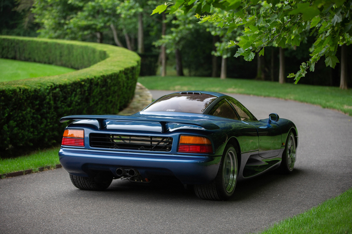 Rear of 1991 Jaguar XJR-15 Offered at RM Sotheby's Monterey Live Auction 2021